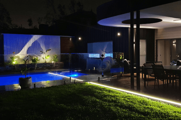 Alfresco and pool lighting home automation